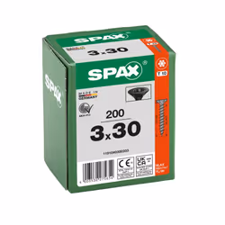 SPAX BLAX 30 mm 200 pièce(s) Vis