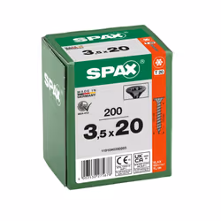 SPAX BLAX 20 mm 200 pièce(s) Vis