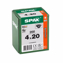 SPAX BLAX 20 mm 200 pièce(s) Vis