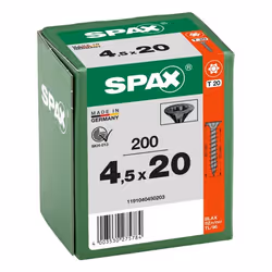 SPAX BLAX 20 mm 200 pièce(s) Vis