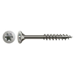 Vis Torx à tête fraisée filetage partiel t-star plus T20 acier inoxydable (180 pcs) Spax 4.5 x 50 mm