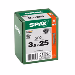 SPAX BLAX 25 mm 200 pièce(s) Vis
