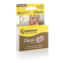 OHROPAX Classic Bouchons d'oreilles jetables Beige 20 pièce(s)