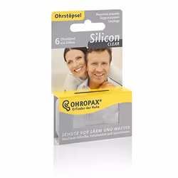 OHROPAX Silicon Clear, Gris, Silicone, Boîte, 6 pièce(s)