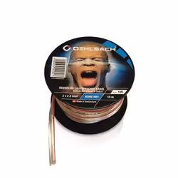 OEHLBACH Silverline Speacker Cable, 20 m, Transparent