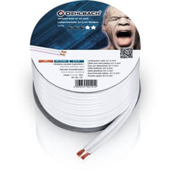 OEHLBACH SP-15 10m câble audio Blanc