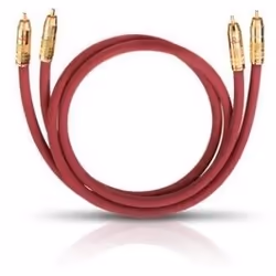 OEHLBACH NF 214 Master Set, bordeaux, 0.50m, Mâle, 2 x RCA, Mâle, 0,5 m