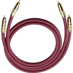 Oehlbach - Cinch-RCA audio Câble de raccordement [2x Cinch-RCA mâle - 2x Cinch-RCA mâle] 0.70 m anthracite contacts dorés nf 214 Master W751441