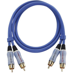 OEHLBACH BEAT! INTERLINK Blue 1m câble audio 2 x RCA Bleu