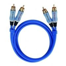 OEHLBACH BEAT! INTERLINK Blue 3m câble audio 2 x RCA Bleu