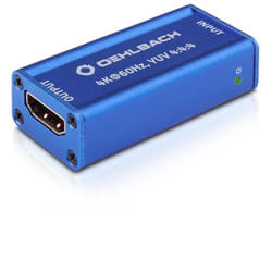 OEHLBACH 6046 extension audio/video Répéteur AV Bleu