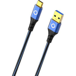 OEHLBACH D1C9328 câble USB 3 m USB 3.2 Gen 2 (3.1 Gen 2) USB A USB C Bleu