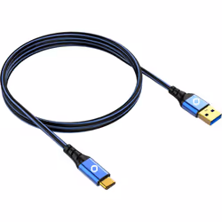 OEHLBACH D1C9328 câble USB 3 m USB 3.2 Gen 2 (3.1 Gen 2) USB A USB C Bleu
