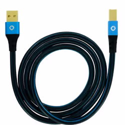 OEHLBACH D1C9341 câble USB 1 m USB 3.2 Gen 2 (3.1 Gen 2) USB A USB C Bleu