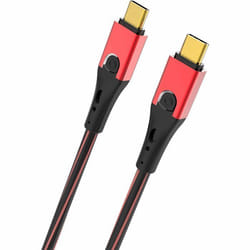 OEHLBACH Evolution CC câble USB 0,5 m USB 3.2 Gen 2 (3.1 Gen 2) USB C Noir, Rouge