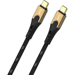OEHLBACH USB Primus CC câble USB 3 m USB4 Gen 2x2 USB C Noir, Or