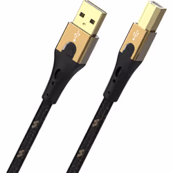 OEHLBACH USB Primus B, 7,5 m, USB A, USB B, USB 2.0, 480 Mbit/s, Noir, Or
