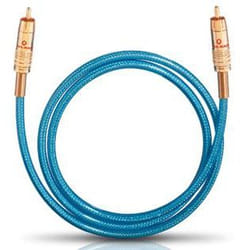 OEHLBACH 10703 câble audio 3 m RCA Bleu