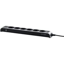 OEHLBACH Powersocket 505 multiprise 1,5 m 6 sortie(s) CA Intérieure Aluminium, Anthracite