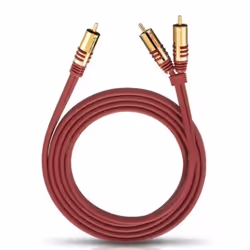 OEHLBACH 20567, RCA, Mâle, 2 x RCA, Mâle, 8 m, Rouge