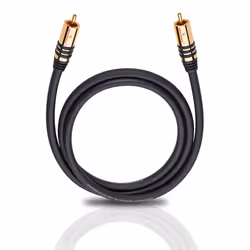 OEHLBACH 21531, RCA, Mâle, RCA, Mâle, 1 m, Noir