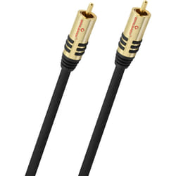 OEHLBACH NF Sub câble audio 2 m RCA Noir, Or