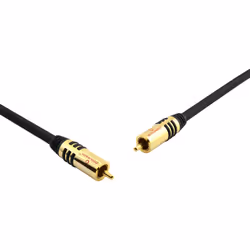 OEHLBACH NF Sub câble audio 2 m RCA Noir, Or