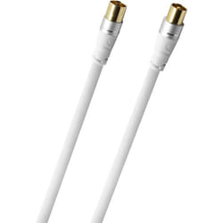 OEHLBACH Antenna Link câble coaxial 3 m Blanc