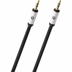 OEHLBACH i-Connect J-35, 3,5mm, Mâle, 3,5mm, Mâle, 1,5 m, Noir