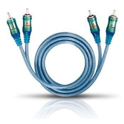 OEHLBACH NF SET ICE BLUE, 0.50m câble audio 0,5 m 2 x RCA Bleu