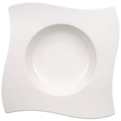 Villeroy & Boch 1025252709 Assiette à soupe Carré Porcelaine Blanc 1 pièce(s)