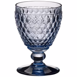 Villeroy & Boch 1173090031, Verre de vin blanc, Verre à vin, Cristal, Verre, Bleu, Vin Chardonnay, Vin Pinot Gris, Boston