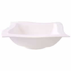 Villeroy & Boch 1025253330, Saladier, Carré, Porcelaine, Blanc, NewWave, 250 mm