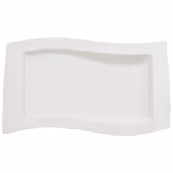 Villeroy &amp; Boch 1025252281, Plat de service, Porcelaine, Blanc, Rectangulaire, 490 mm, 300 mm