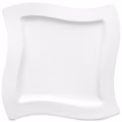 Villeroy & Boch NewWave, Assiette de petit-déjeuner, Autres, Porcelaine, Blanc, NewWave, 240 mm