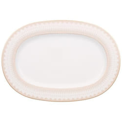Villeroy & Boch Samarkand Porcelaine Rose, Blanc Ovale Assiette de service