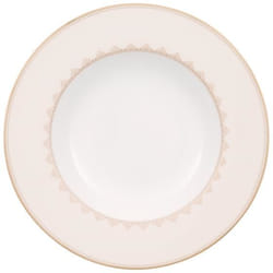 Villeroy & Boch Samarkand Assiette à soupe Rectangulaire Porcelaine Rose, Blanc 1 pièce(s)