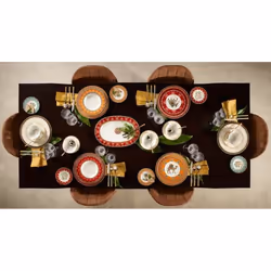 Villeroy & Boch Samarkand Assiette à soupe Rectangulaire Porcelaine Rose, Blanc 1 pièce(s)