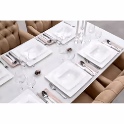 Villeroy & Boch Modern Grace Assiette de petit-déjeuner Carré Porcelaine Blanc 1 pièce(s) - Vue supplémentaire 4