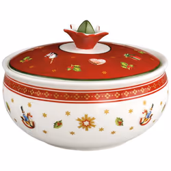 Villeroy & Boch Toy's Delight, Multicolore, Porcelaine, Rond, Porcelaine, Rouge, Couvercle amovible