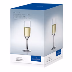 Villeroy & Boch Octavie 4 pièce(s) 160 ml Cristal Flûte à champagne