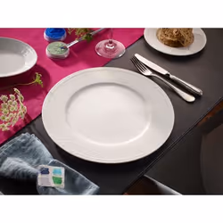 Villeroy & Boch Cellini, Assiette de dîner, Rond, Porcelaine, Blanc, 31 cm, 845 g