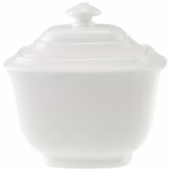Villeroy & Boch Royal, Blanc, Porcelaine, Carré, Porcelaine, Blanc, Couvercle amovible