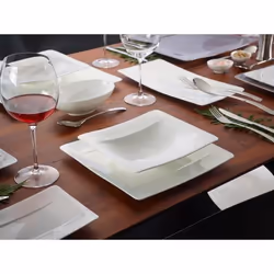 Villeroy & Boch Modern Grace Assiette à soupe Rectangulaire Porcelaine Blanc 1 pièce(s) - Vue supplémentaire 2