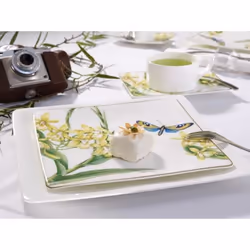 Villeroy & Boch Amazonia Assiette de petit-déjeuner Carré Porcelaine Multicolore 1 pièce(s)