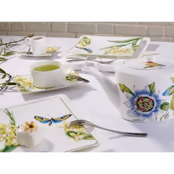 Villeroy & Boch Amazonia Assiette de petit-déjeuner Carré Porcelaine Multicolore 1 pièce(s)