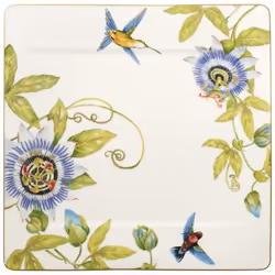 Villeroy & Boch Amazonia, Assiette de dîner, Carré, Porcelaine, Multicolore, 350 mm, 350 mm