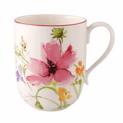 Villeroy &amp; Boch Mariefleur Basic latte macchiato mug, Unique, 0,45 L, Multicolore, Porcelaine, Latte macchiato, 1 pièce(s ...