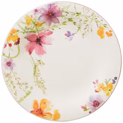 Villeroy & Boch Mariefleur Basic Assiette plate, Assiette de dîner, Rond, Porcelaine, Multicolore, 27 cm, 550 g