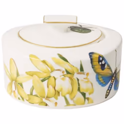 Villeroy & Boch Amazonia, Multicolore, Porcelaine, Rond, Porcelaine, Blanc, Couvercle amovible